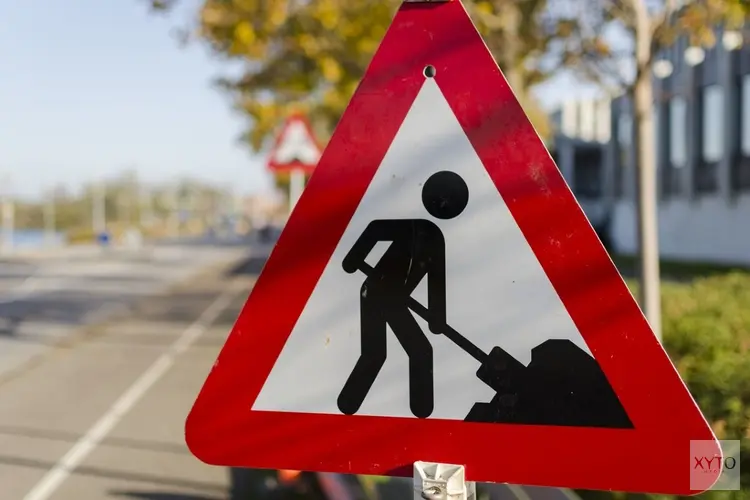 Tijdelijke afsluiting Mercuriusstraat vanaf de Energieweg