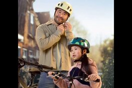 Fietshelmactie groot succes